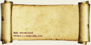 Andjelina Veljović vizit kartica